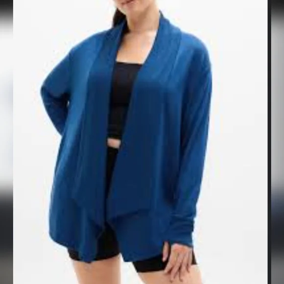 Athleta Women's Deep Blue Cardigan