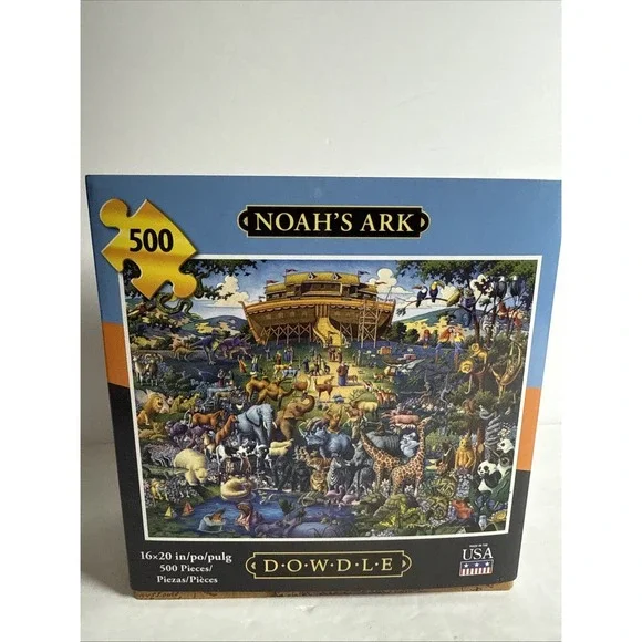 Dowdle Noahs Ark Jigsaw‎ Puzzle 500 Piece Bible Story Puzzle 16x20