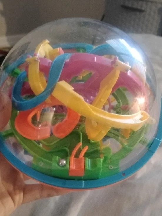 Colorful 3D Puzzle Sphere Maze Ball - Multicolor