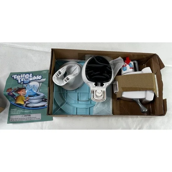 NOB 2015 Hasbro Toilet Trouble Game Water Spraying Family Fun