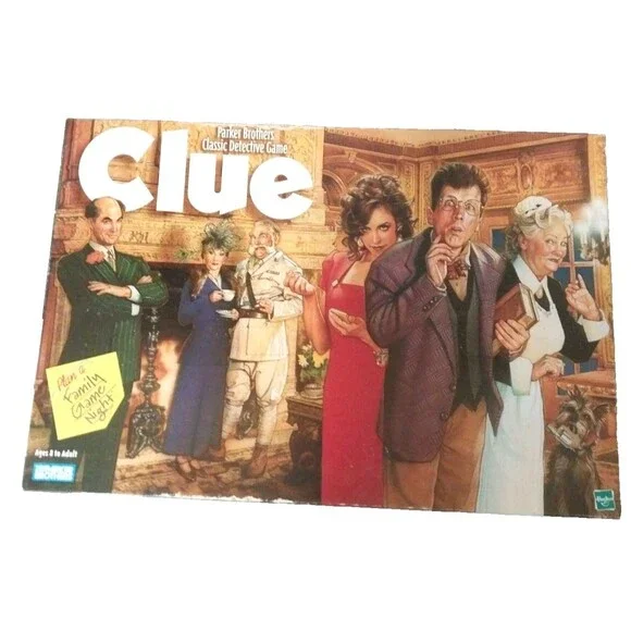 1998 Parker Brothers Clue Classic Detective Game Complete Strategy 8+