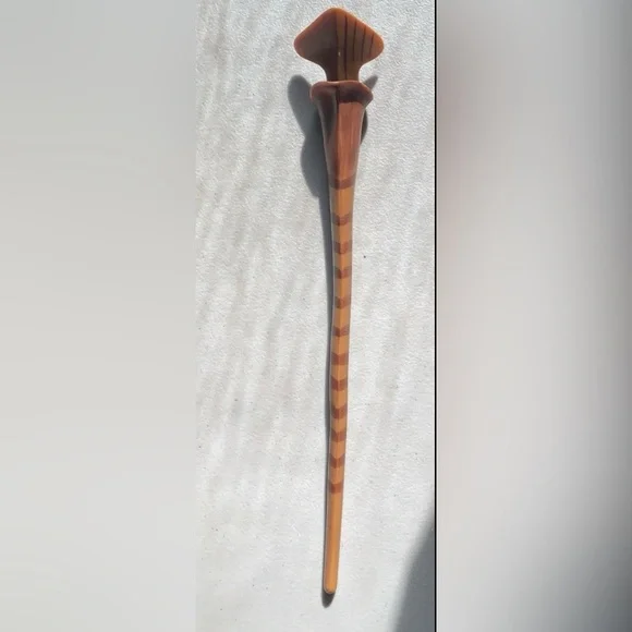 Harry Potter Mystery Wand Brown Tan 11.75” x 1.87” Patronus Series Books No Box