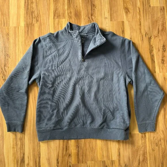 Men's LL Bean Quarter Zip, Size XL