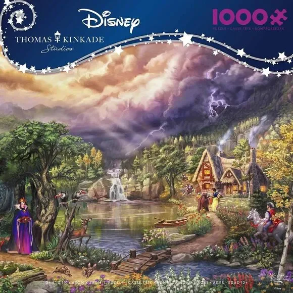 SEALED Thomas Kinkade Disney Jigsaw Puzzle Evil Queen NIB