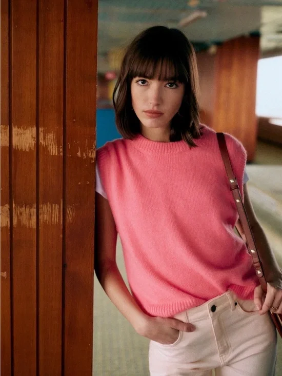 Sezane Samuel in Candy Pink Size S