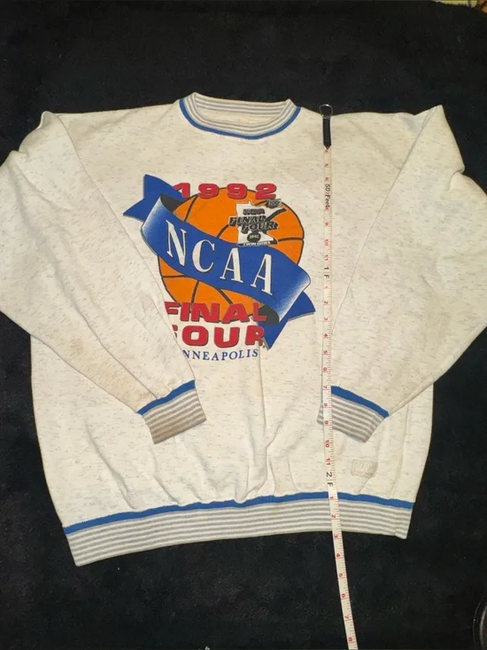 Vintage 1992 NCAA Final Four Crewneck Sweatshirt XL Made in Korea