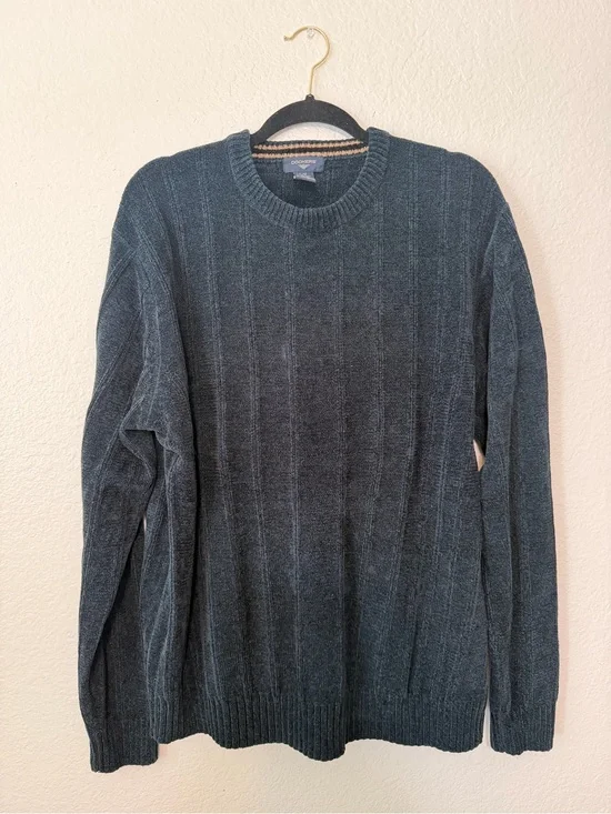 Dockers Men's Crewneck Sweater in Deep Teal