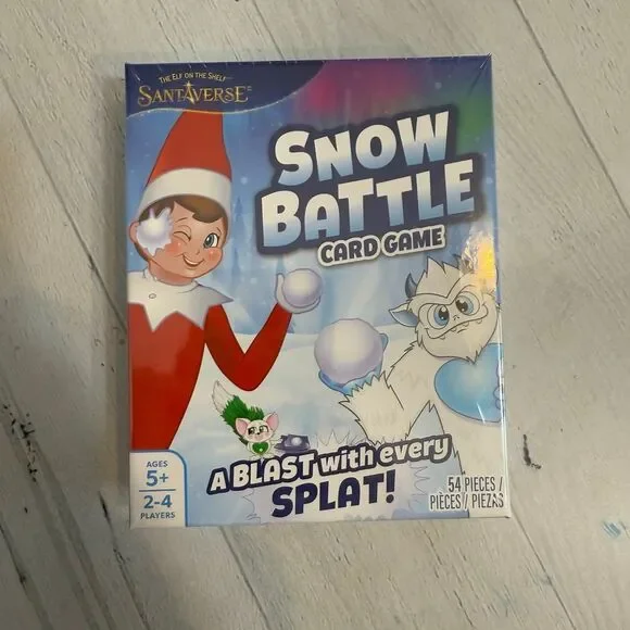 Elf on the Sheld snow battle‎ card game NEW