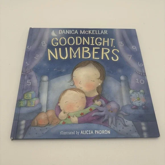 Goodnight, Numbers Danica‎ McKellar Crown Books Blue HC Kids Bedtime Counting