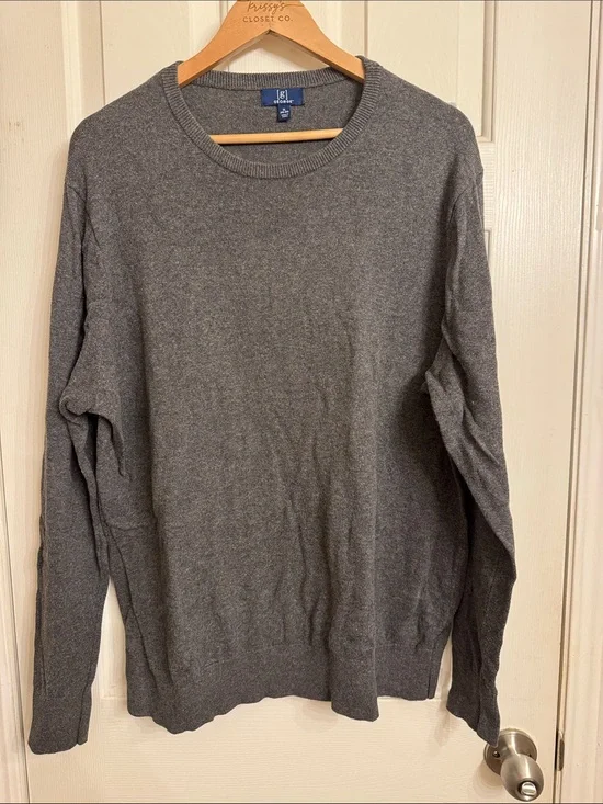 George Men's Grey Crewneck Sweater