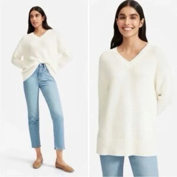DAYTRIP WOMENS MEDIUM CREAM SWEATER