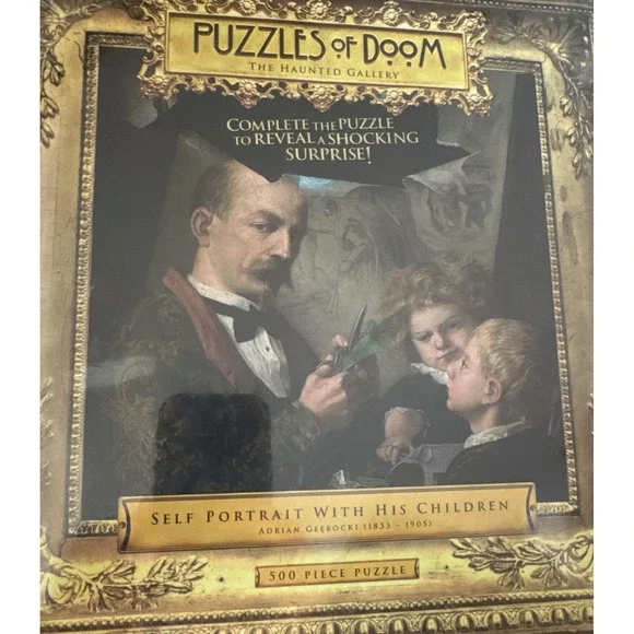 Puzzles Of Doom Haunted Gallery W/ Shocking Surprise Polish Artist Glebocki‎ NEW