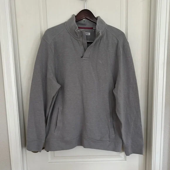 Men's Tommy Bahama Gray Pullover Sweater