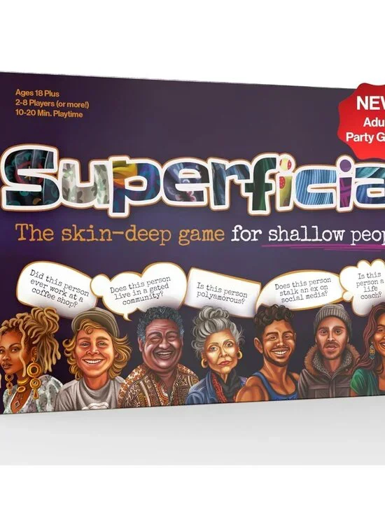 NEW Superficial Adult Party Card Game Board Game Guess Who The Skin-Deep Game fo