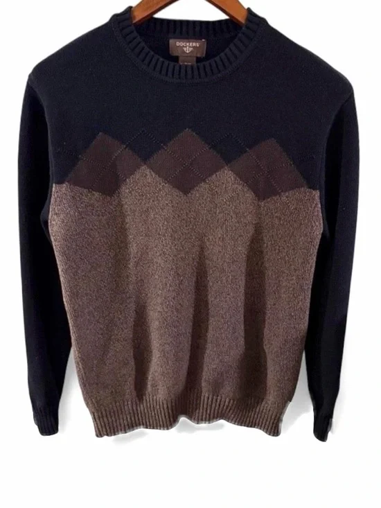Vintage Dockers Argyle Crewneck Sweater Size Men’s Medium