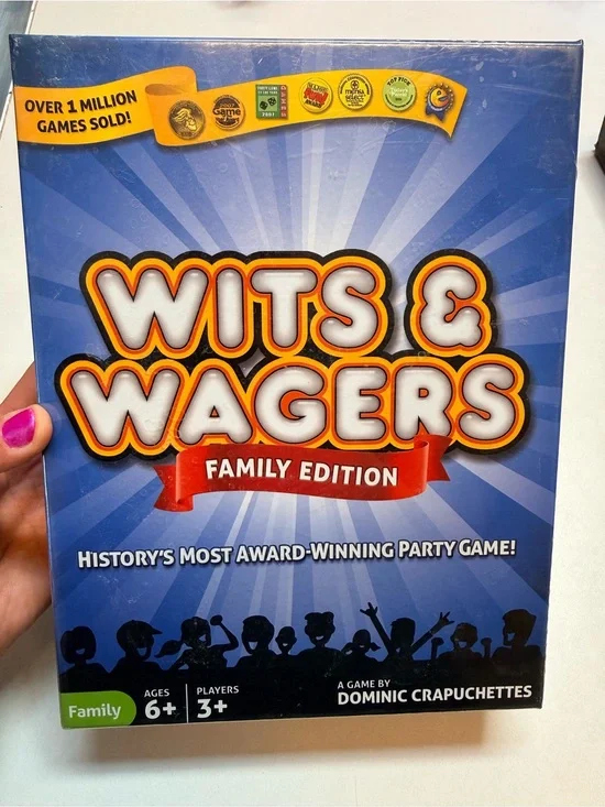 Wits & Wagers Family Edition Board Game NEW Sealed | Award-Winning Party Game