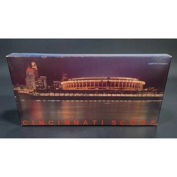 Vintage 1979 Cincinnati Scene Board Game Hansen Complete City Skyline Game