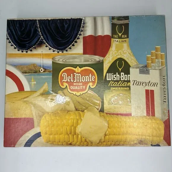 Springbok 500 PC Puzzle Still Life #24 Advertising Delmonte Wishbone Complete