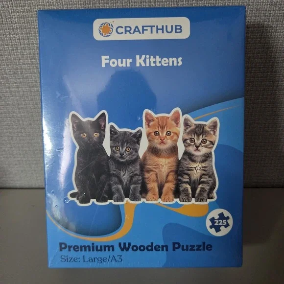 New CraftHub Wooden Puzzle 3A 