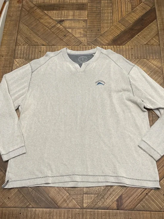 Tommy Bahama Relax long-sleeve knit sweatshirt/pullover