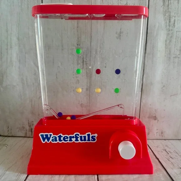 Waterfuls Wonderful Water Push Luck Skill Game Red Tic Tac Toe Sensory Fidget