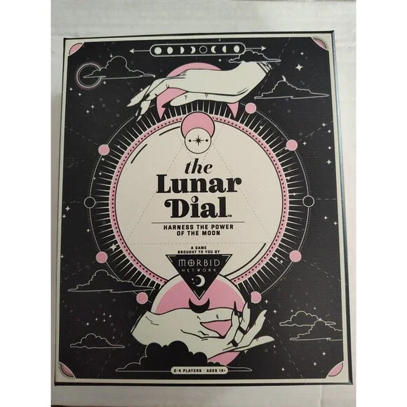 Morbid Network The Lunar Dial Board Game, Moon Theme, 2-6 Players, Ages 16+