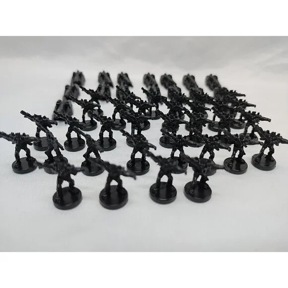 (48) 2007 Transformers Black Risk Board Game Player Pieces