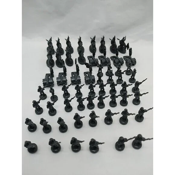 Set Of (60) 2003 Risk Gray Board Game Player Pieces