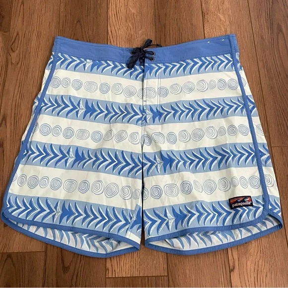 Patagonia Wavefarer Swim‎ Board Shorts Blue
