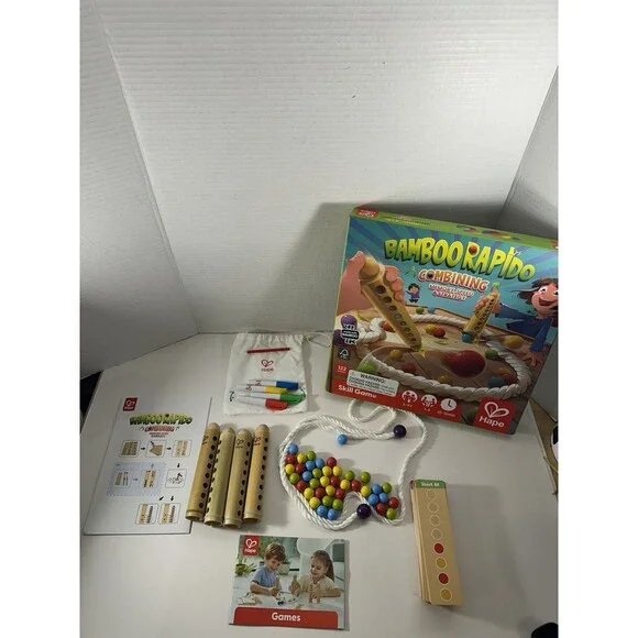 Bamboo Rápido Hape Game Memory Speed And Strategy Missing One Card