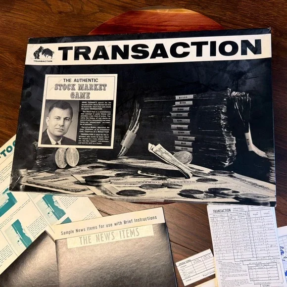 Stock Market Game~TRANSACTION    ‎     John Tusson, 1962~ ORIGINAL