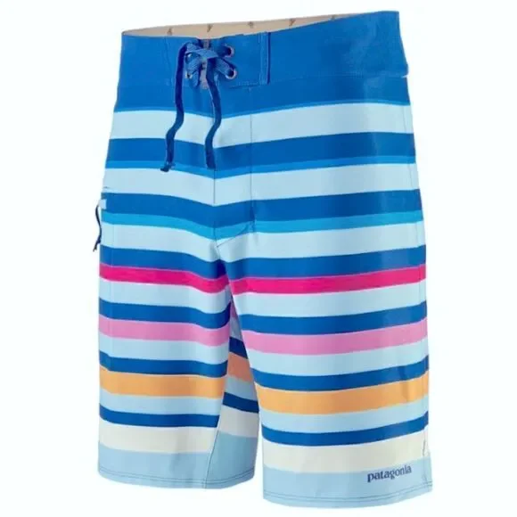 PATAGONIA Mens Size 28 striped swimming trunks.  In mint condition.  No flaws
