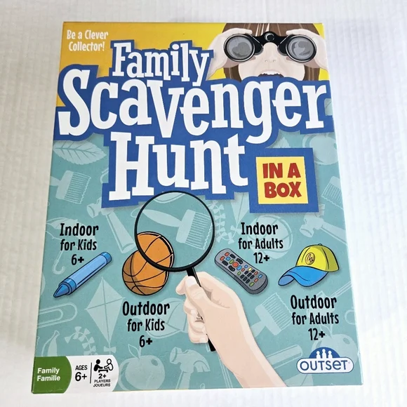 Family Scavenger Hunt, Indoor Outdoor Game, 280 Cards, Ages 6+‎
