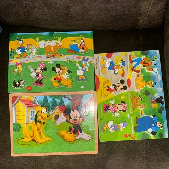 Disney‎ Mickey Mouse and Friends Colorful Kids Puzzle Set