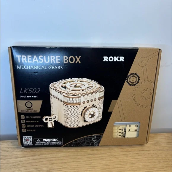 Mechanical Gears Treasure Box‎ - Brown NEW!!!