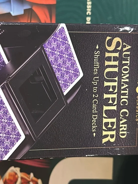 Automatic Card Shuffler plus three games