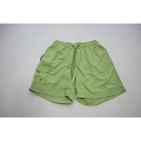 Tommy Bahama Swim Trunks Green Netted Marlin Shorts Mens Size Small‎