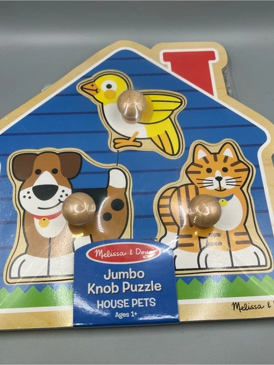 Melissa & Doug Jumbo Knob Wood Puzzle 