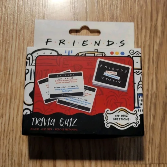 Friends Television Series Trivia Quiz Game Paladone New