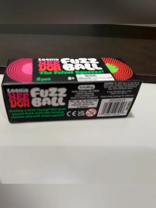 NEW NeeDoh Teenie Fuzz Ball 3-Pack AUTHENTIC Mini Fuzzball Schylling & GwP claim