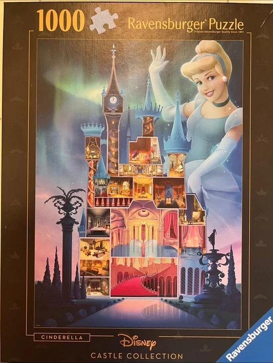 NIB Disney Castle Collection: Cinderella  Castle 1000-Piece Puzzle
