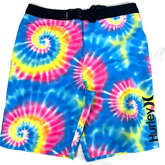 Hurley Multicolor‎ Spiral Board Shorts Men’s size 29
