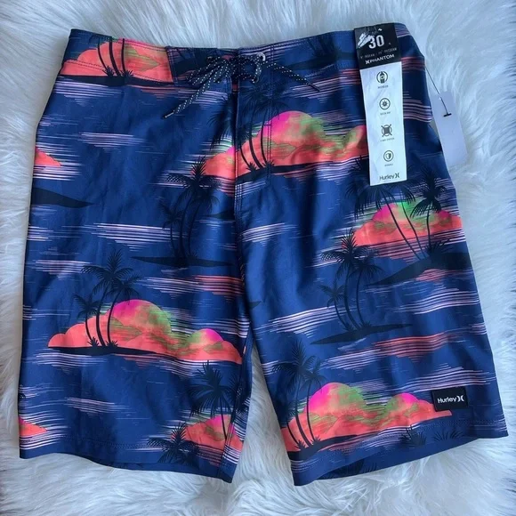 🆕 Hurley Phantom 4 Way Stretch Eco Weekender 20 Boardshorts Men’s 30