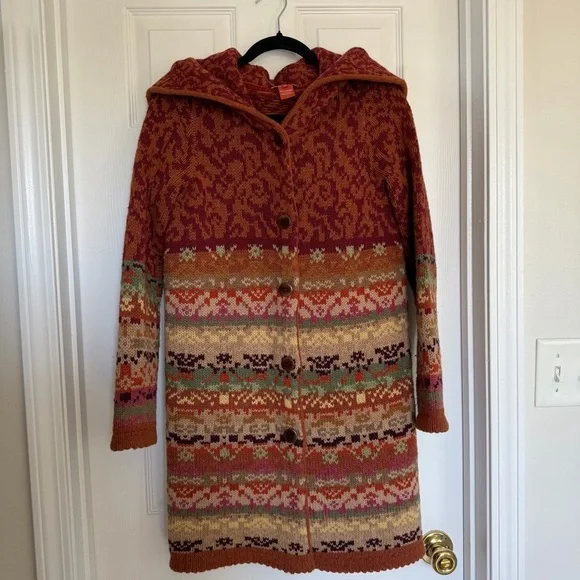 Soft Surroundings Patterned Knit Sweater Size Extra Small