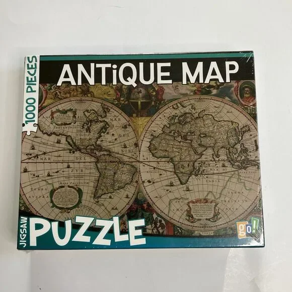 Go! Games Antique Map 1000-Piece Jigsaw Puzzle 29