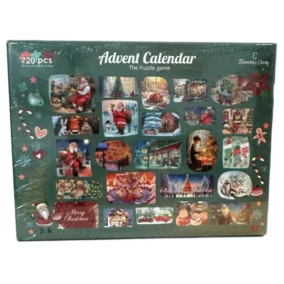 ELEANORES DIARY Christmas Advent Calendar Puzzle 720 Pieces 30 A Day For 24 Days