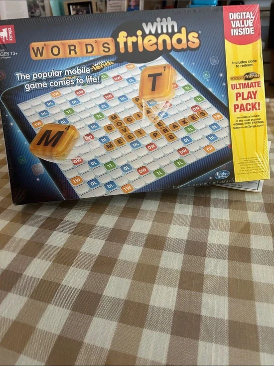 NWT Hasbro Words With Friends Board Game
