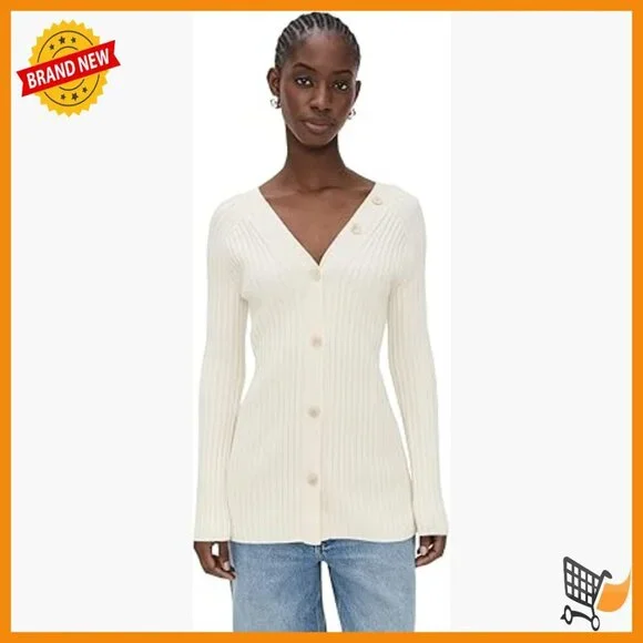 Long Sleeve Open Back Cardigan, Merino Wool, Dry Clean Only