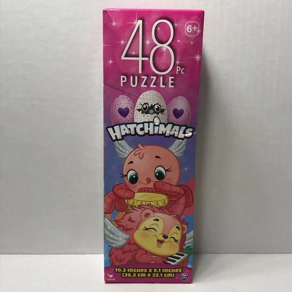 ♦️$3♦️ Hatchimals puzzle 10.3” x 9.1” 48-piece