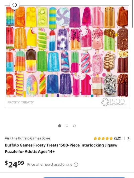 Buffalo Games Frosty Treats 1500 Piece Puzzle